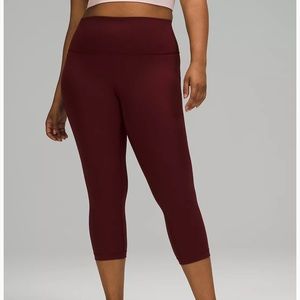 Lululemon Wunder Under Crop (high-rise) full-on luxtreme, 21”